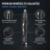 Kemei KM-6673 2 az 1-ben orr- és szakállnyíró – vezeték nélküli trimmer cserélhető fejjel