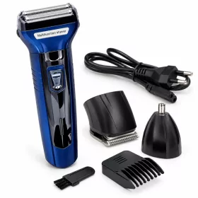   Kemei KM-6333 3 az 1-ben elektromos borotva és trimmer – cserélhető fejekkel