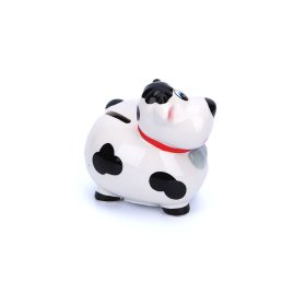   Foltos boci - porcelán pénzérme gyűjtő persely - 12 x 11x 8 cm