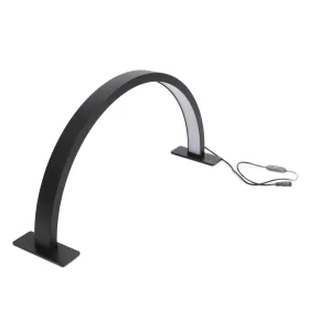   Félhold alakú asztali LED műkörmös lámpa 77 * 13 * 32,5 cm 35 W - Fekete