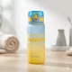 500 ml-es szívószálas sport kulacs – BPA-mentes ivópalack, kék-sárga