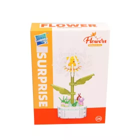 Zaunma műanyag virág építőelemekből összerakható