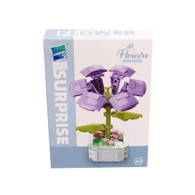 Zaunma műanyag virág építőelemekből összerakható