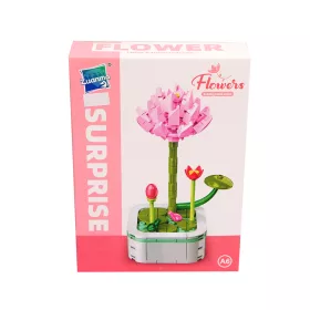 Zaunma műanyag virág építőelemekből összerakható