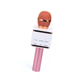   Bluetooth Karaoke Mikrofon, Beépített Hangszóróval V7 - Arany