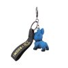 Kiskutyás kulcstartó - műgyanta -12 cm - kék