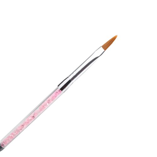 Torch kétfunkciós körömépítő porcelán építő és tűhegyes díszítő fejjel 16,5 cm 1.0 tűhegyes TŰ+ 8# Ecset