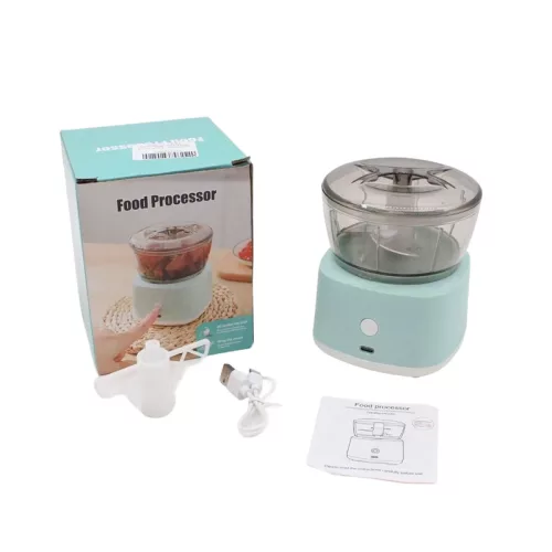 LY-892 Mini aprító 45W – USB-C töltés, menta zöld Food Processor