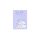 A7-es kisállat rajz mintás jegyzetfüzet, színes, 50 lapos lila alapon kiscicás