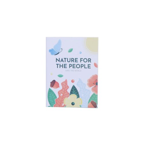 A6 Nature For the People jegyzet, műanyag kötéses, 100 lapos leveles