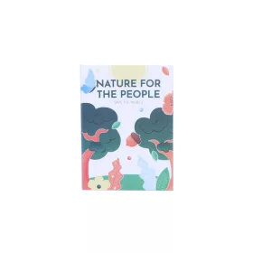   A6 Nature For the People jegyzet, műanyag kötéses, 100 lapos kék