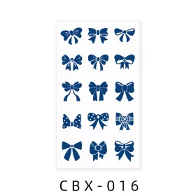   Növényi Alapú Tartós Matrica Tetoválás 60 x 105 mm CBX-016