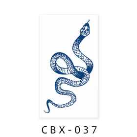   Növényi Alapú Tartós Matrica Tetoválás 60 x 105 mm CBX-037