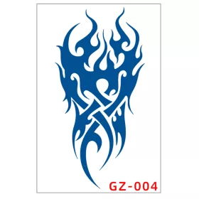   Növényi Alapú Tartós Matrica Tetoválás 110 x 180 mm GZ-004