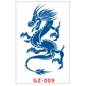   Növényi Alapú Tartós Matrica Tetoválás 110 x 180 mm GZ-009