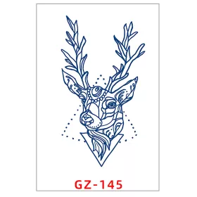   Növényi Alapú Tartós Matrica Tetoválás 110 x 180 mm GZ-145