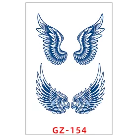   Növényi Alapú Tartós Matrica Tetoválás 110 x 180 mm GZ-154