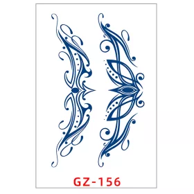   Növényi Alapú Tartós Matrica Tetoválás 110 x 180 mm GZ-156