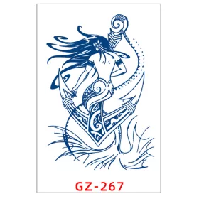   Növényi Alapú Tartós Matrica Tetoválás 110 x 180 mm GZ-267