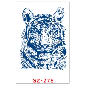   Növényi Alapú Tartós Matrica Tetoválás 110 x 180 mm GZ-278