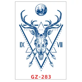   Növényi Alapú Tartós Matrica Tetoválás 110 x 180 mm GZ-283