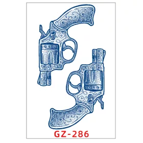   Növényi Alapú Tartós Matrica Tetoválás 110 x 180 mm GZ-286