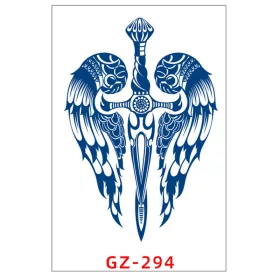   Növényi Alapú Tartós Matrica Tetoválás 110 x 180 mm GZ-294