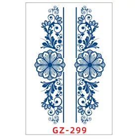   Növényi Alapú Tartós Matrica Tetoválás 110 x 180 mm GZ-299
