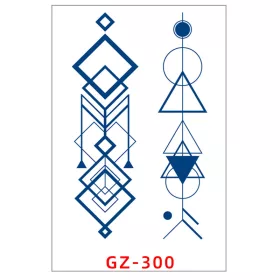   Növényi Alapú Tartós Matrica Tetoválás 110 x 180 mm GZ-300