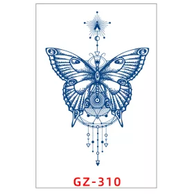   Növényi Alapú Tartós Matrica Tetoválás 110 x 180 mm GZ-310