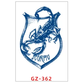   Növényi Alapú Tartós Matrica Tetoválás 110 x 180 mm GZ-362