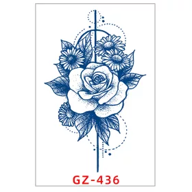   Növényi Alapú Tartós Matrica Tetoválás 110 x 180 mm GZ-436