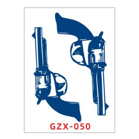   Növényi Alapú Tartós Matrica Tetoválás 80 x 110 mm GZX-050