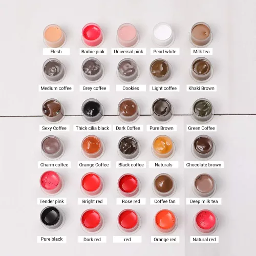 Charme Princesse Tartós Pigment Tintás Tinta Szemöldök Árnyék - Száj - Szemhéj Smink 15ml - Milk Tea