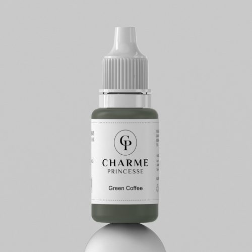 Charme Princesse Tartós Pigment Tintás Tinta Szemöldök Árnyék - Száj - Szemhéj Smink 15ml - Green Coffee