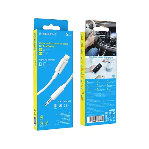 BOROFONE BL9 - iPhone - 3.5 mm jack digitális átalakító kábel