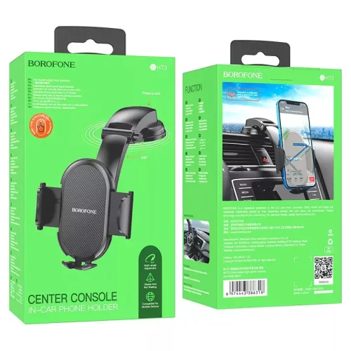 BOROFONE BH73 autós mobiltelefon tartó konzol - műszerfalra szerelhető