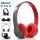 Vezeték nélküli Bluetooth fülhallgató, Bluetooth 5.0 + EDR, MP3 lejátszó, - Piros