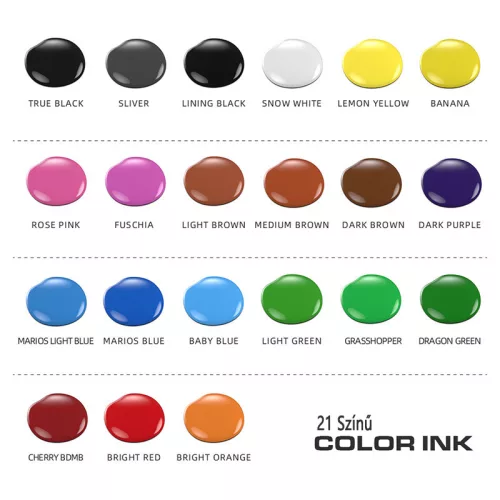 Tetováló festék 30 ml - SOLONG - TI302-30 - Dark Brown / Sötétbarna