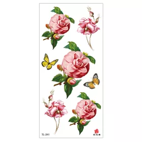   Vízálló ideiglenes Tetováló Matricák 90 x 190 mm TL-241