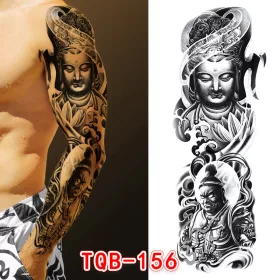   Vízálló ideiglenes Tetováló Matricák 170 x 480 mm TQB-156