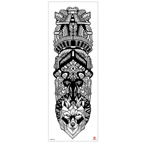   Vízálló ideiglenes Tetováló Matricák 170 x 480 mm TQB-232