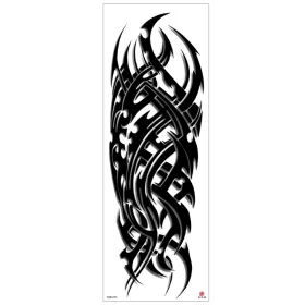   Vízálló ideiglenes Tetováló Matricák 170 x 480 mm TQB-235