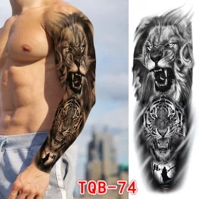   Vízálló ideiglenes Tetováló Matricák 170 x 480 mm TQB-74