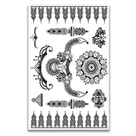   Vízálló ideiglenes Tetováló Matricák 148 x 210 mm YHB-01
