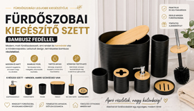 A modern, matt fürdőszobaszett, ami egységessé teszi a helyiséget