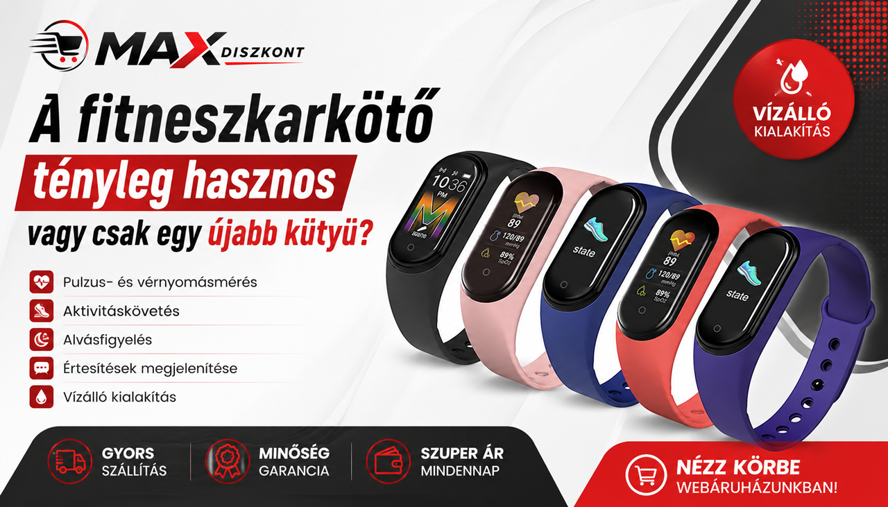 A fitneszkarkötő tényleg hasznos vagy csak egy újabb kütyü?